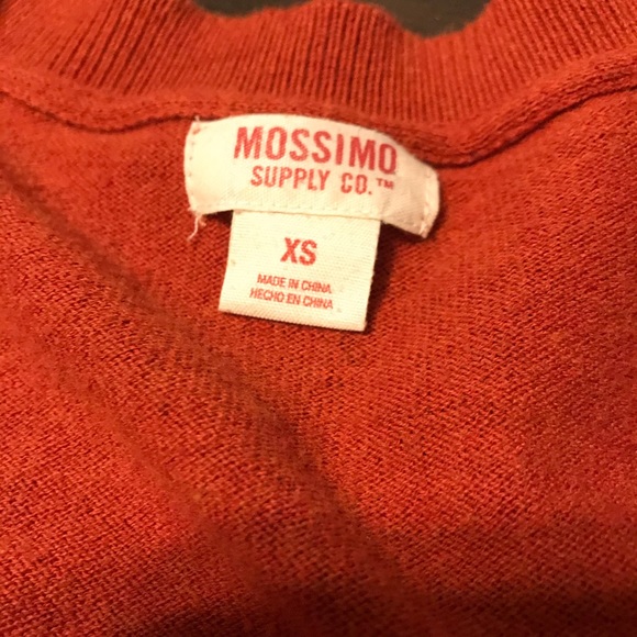 Mossimo xs orange cardigan - Picture 3 of 3